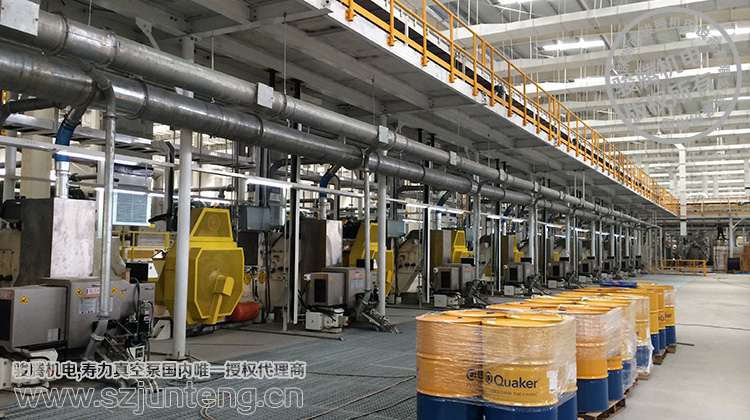 深圳駿騰機(jī)電壽力螺桿真空泵對(duì)制罐行業(yè)的應(yīng)用現(xiàn)場(chǎng)實(shí)拍4